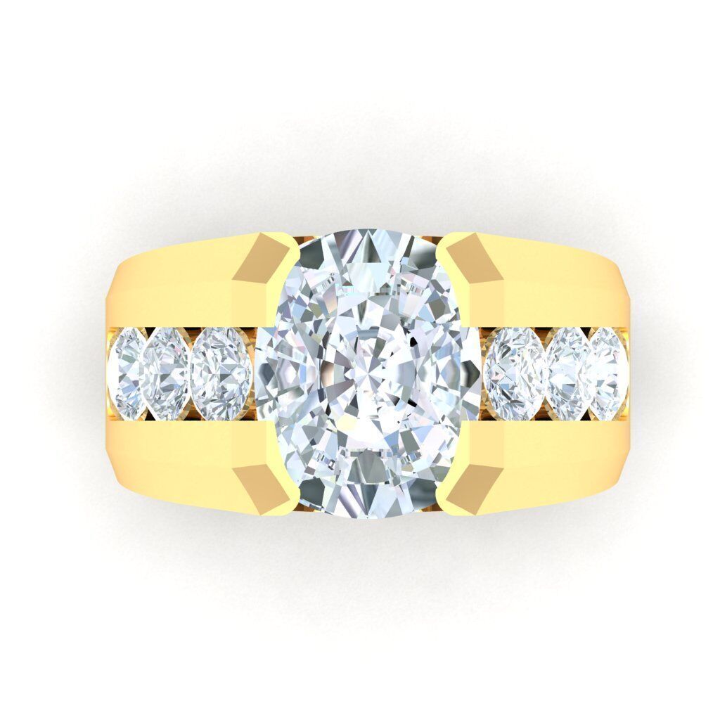 Ring For Men STL Ready For Print 1MR059 3D model_7