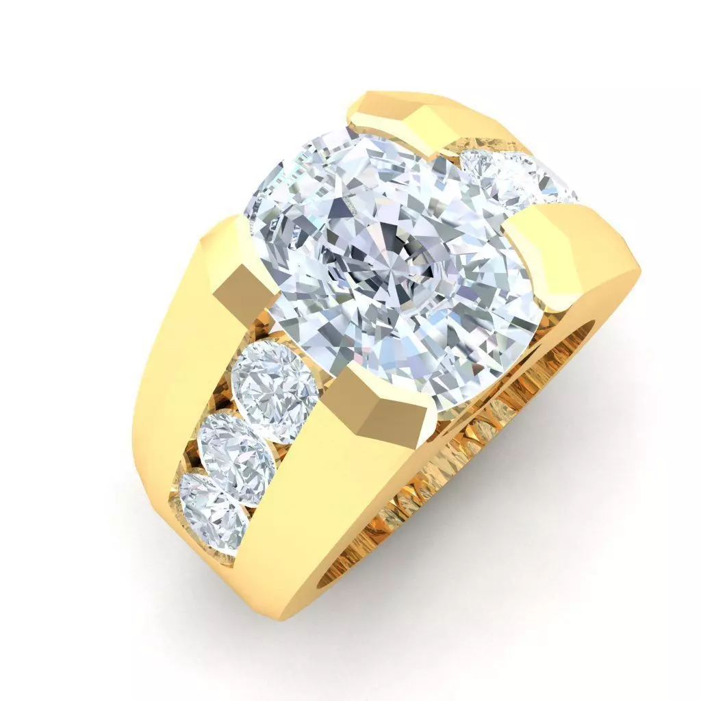 Ring For Men STL Ready For Print 1MR059 3D model_0