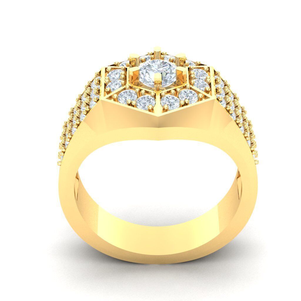 Ring For Men STL Ready For Print 1MR056 3D model_5