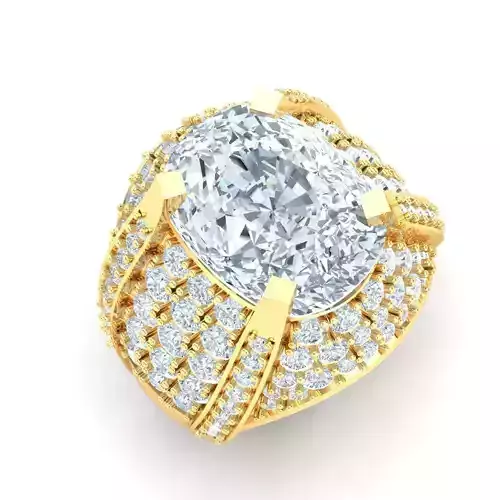 Ring For Men STL Ready For Print 1MR054