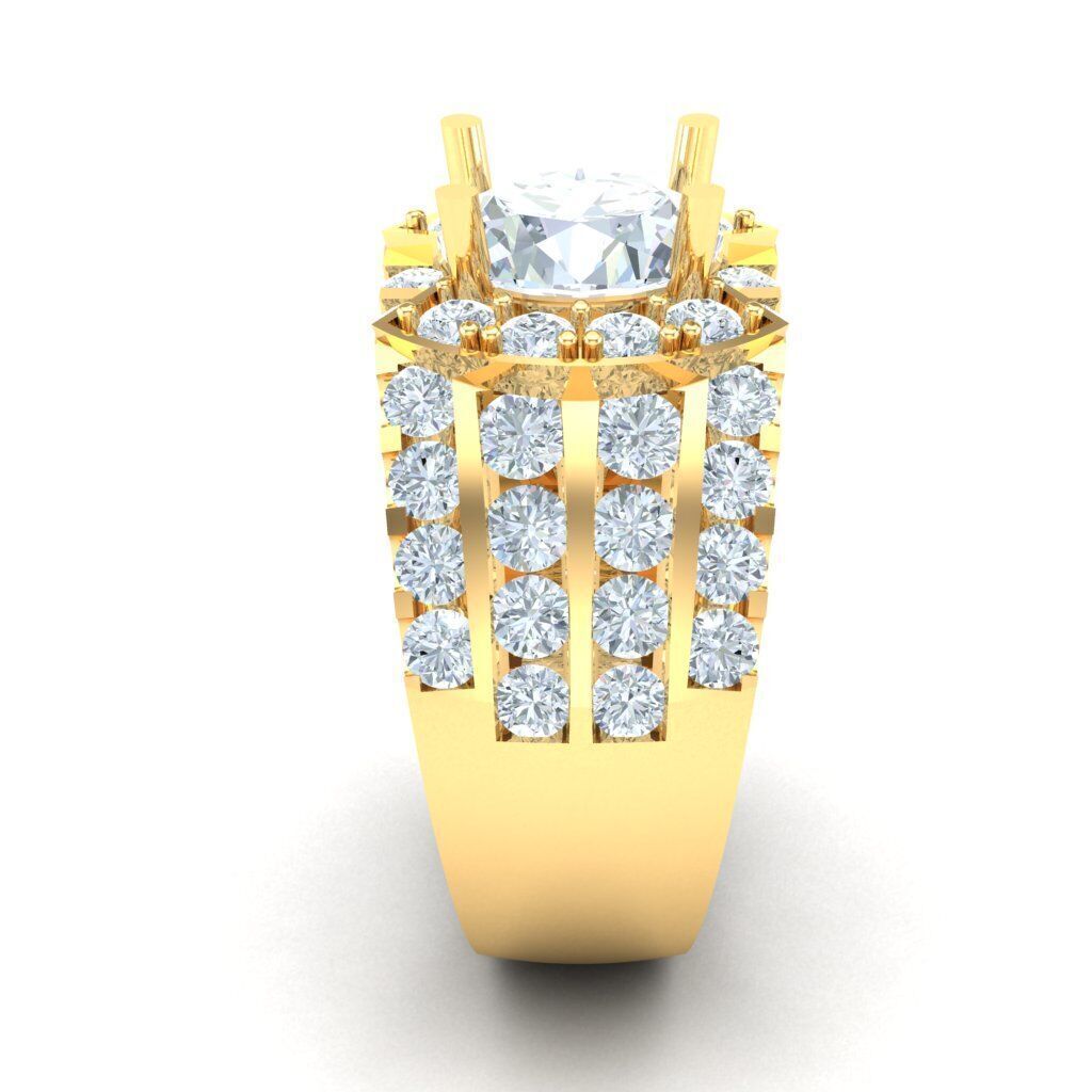 Ring For Men STL Ready For Print 1MR050 3D model_1