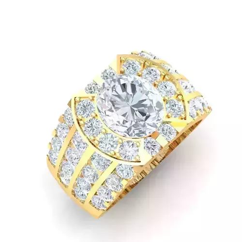 Ring For Men STL Ready For Print 1MR049