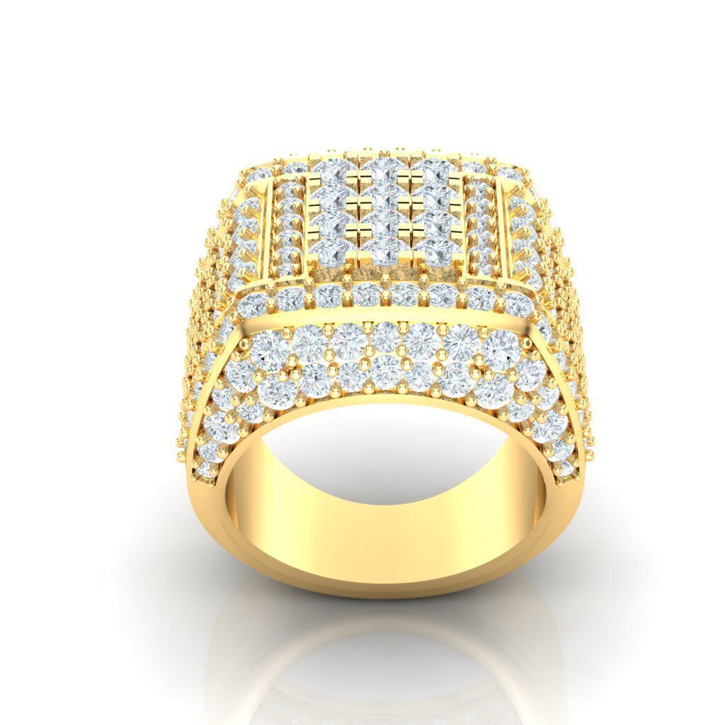 Ring For Men STL Ready For Print 1MR048 3D model_5