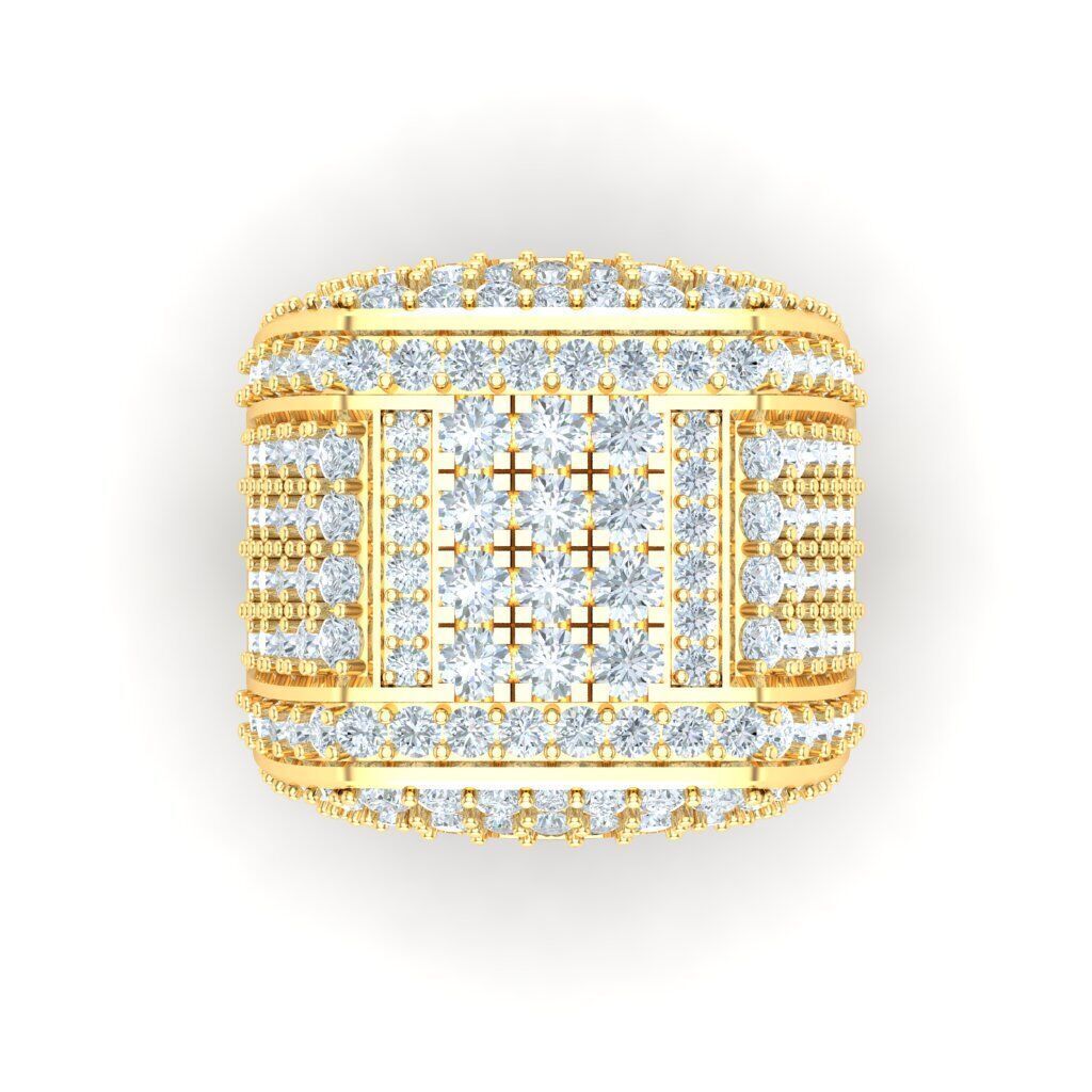 Ring For Men STL Ready For Print 1MR048 3D model_7