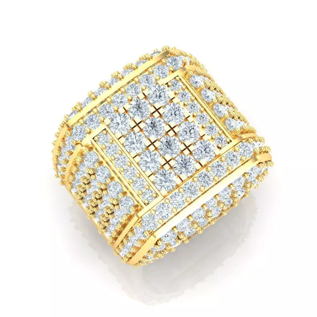 Ring For Men STL Ready For Print 1MR048 3D model_0