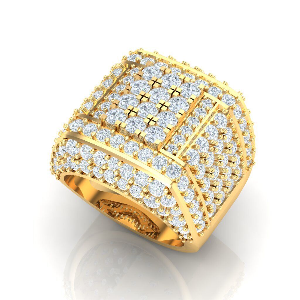 Ring For Men STL Ready For Print 1MR048 3D model_6