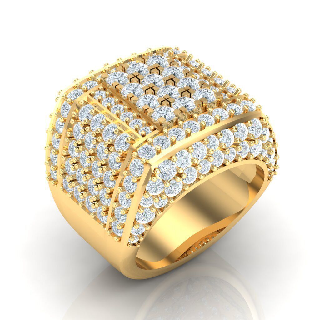 Ring For Men STL Ready For Print 1MR048 3D model_4