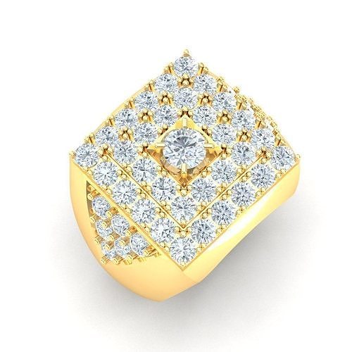 Ring For Men STL Ready For Print 1MR046 3D model