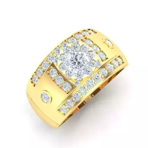 Ring For Men STL Ready For Print 1MR043