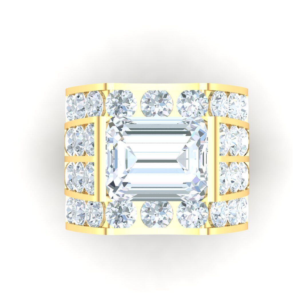 Ring For Men STL Ready For Print 1MR040 3D model_7