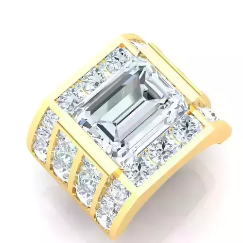 Ring For Men STL Ready For Print 1MR039