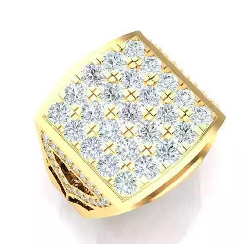 Ring For Men STL Ready For Print 1MR038