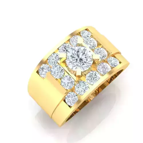 Ring For Men STL Ready For Print 1MR036