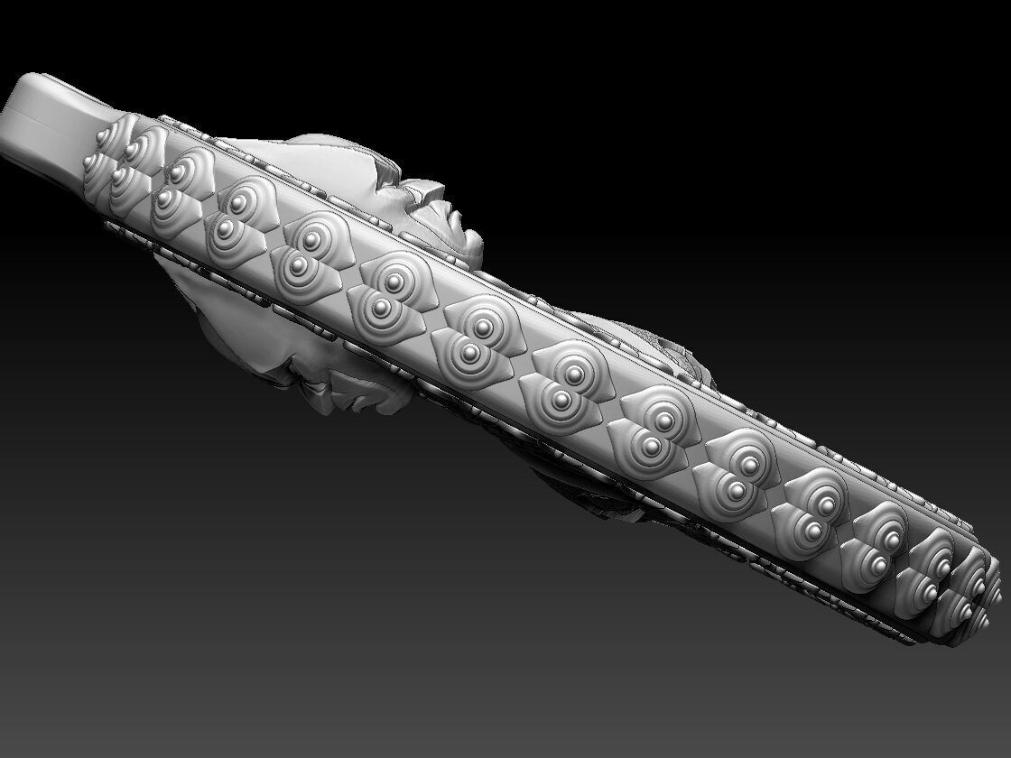 HM Batman Keychain 001 3D print model_9