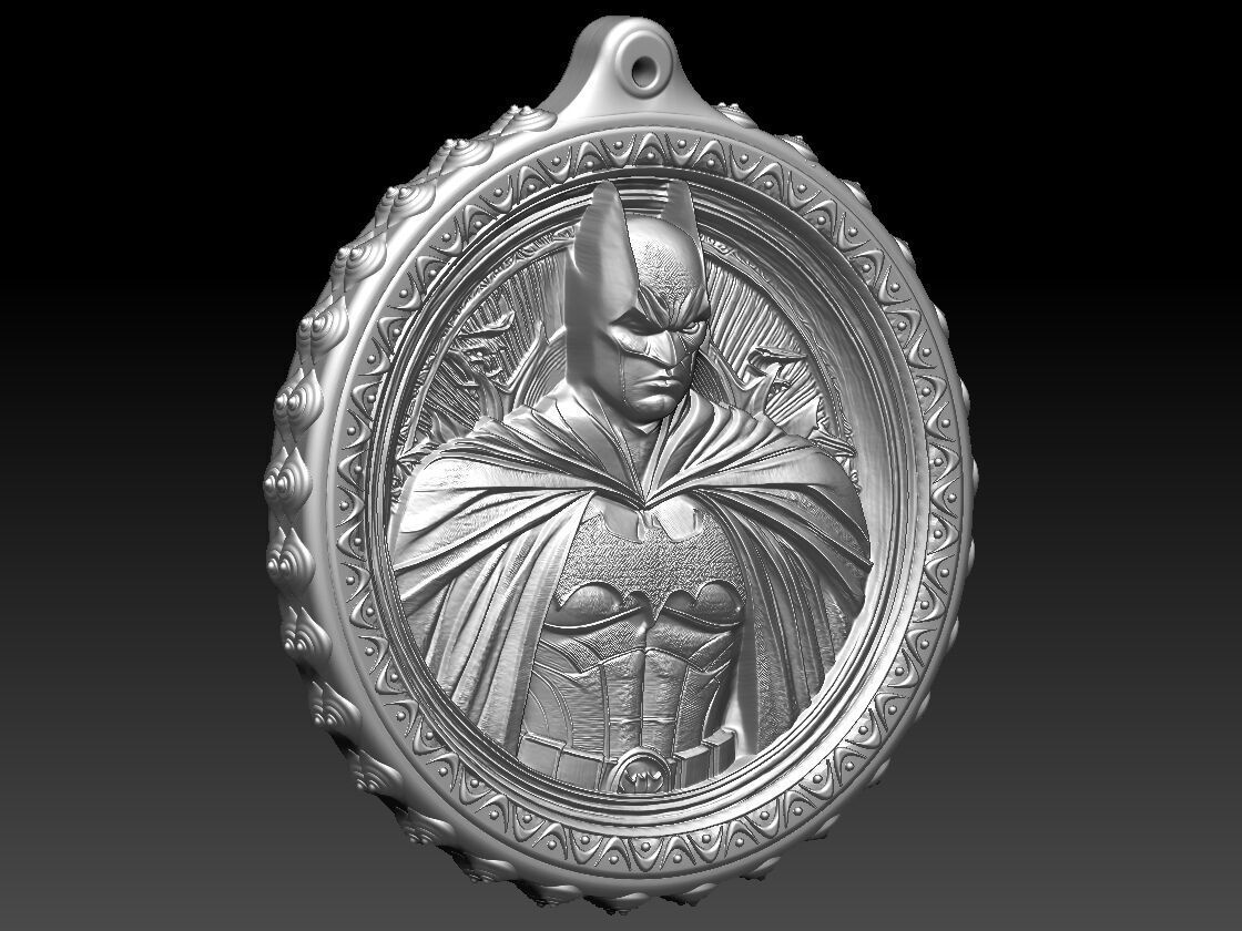 HM Batman Keychain 001 3D print model_15
