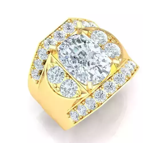 Ring For Men STL Ready For Print 1MR035