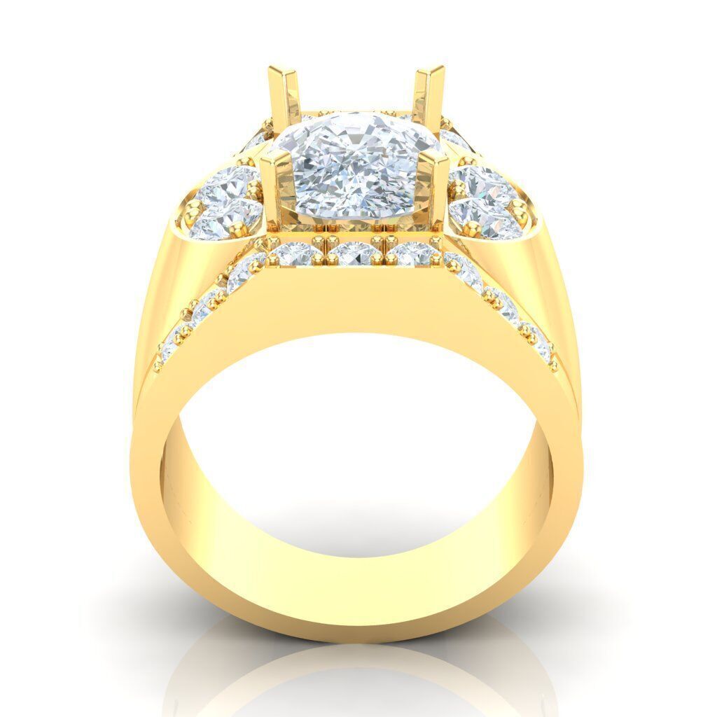 Ring For Men STL Ready For Print 1MR035 3D model_5