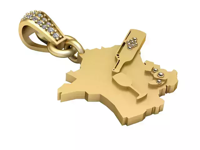 Anniyo South  PANDANT 3D PRINTABLE MODAL 