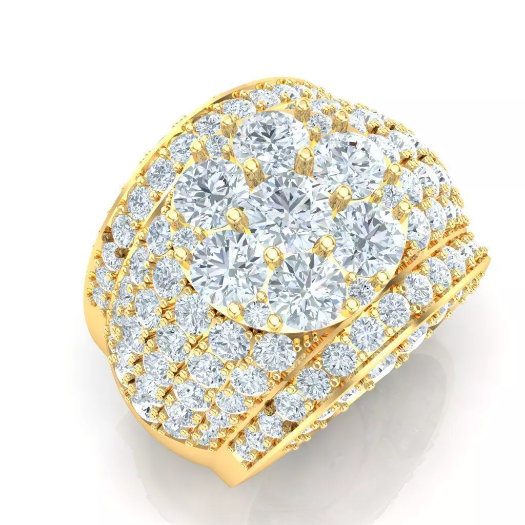 Ring For Men STL Ready For Print 1MR030 3D model_0