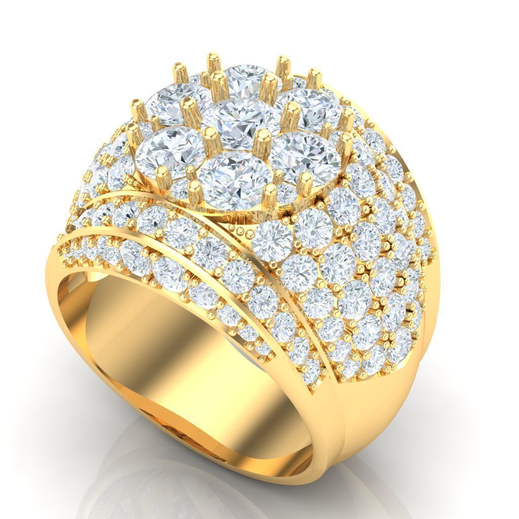 Ring For Men STL Ready For Print 1MR030 3D model_6