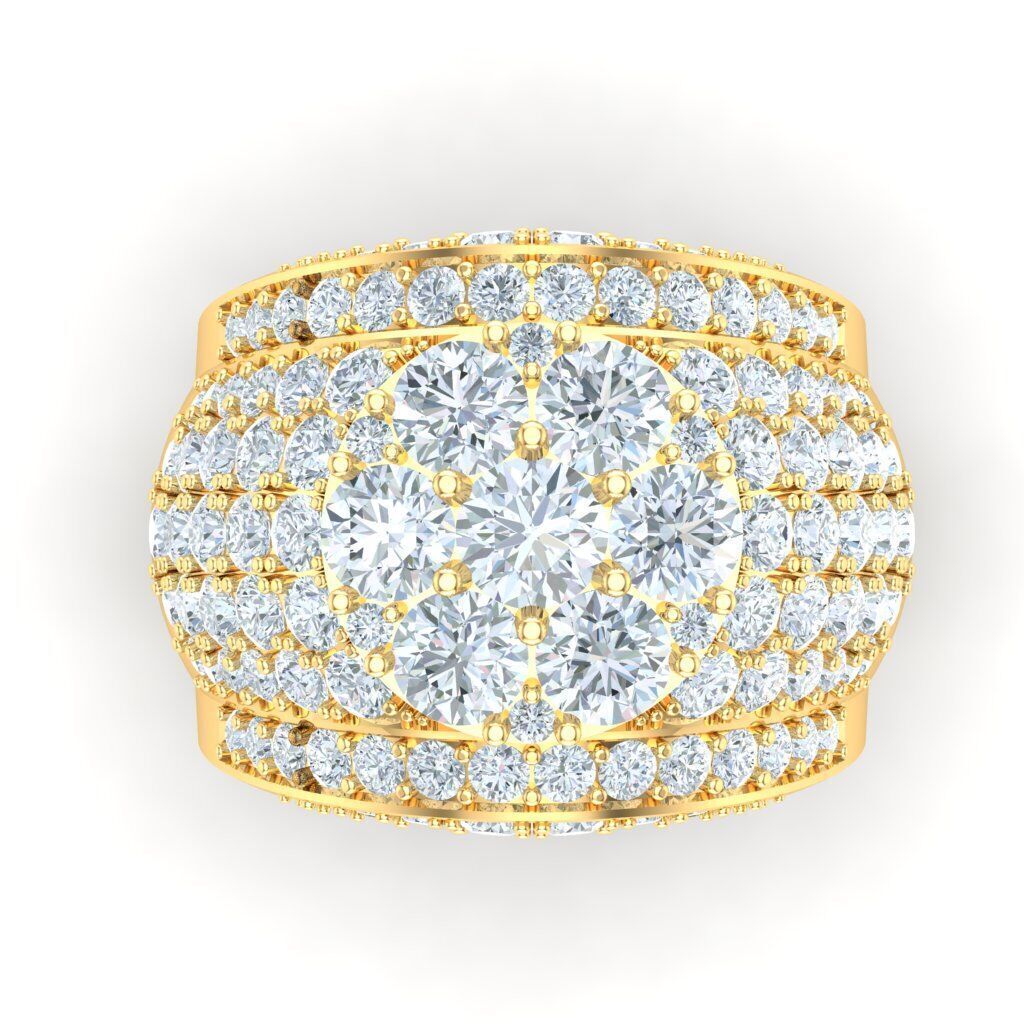 Ring For Men STL Ready For Print 1MR030 3D model_7