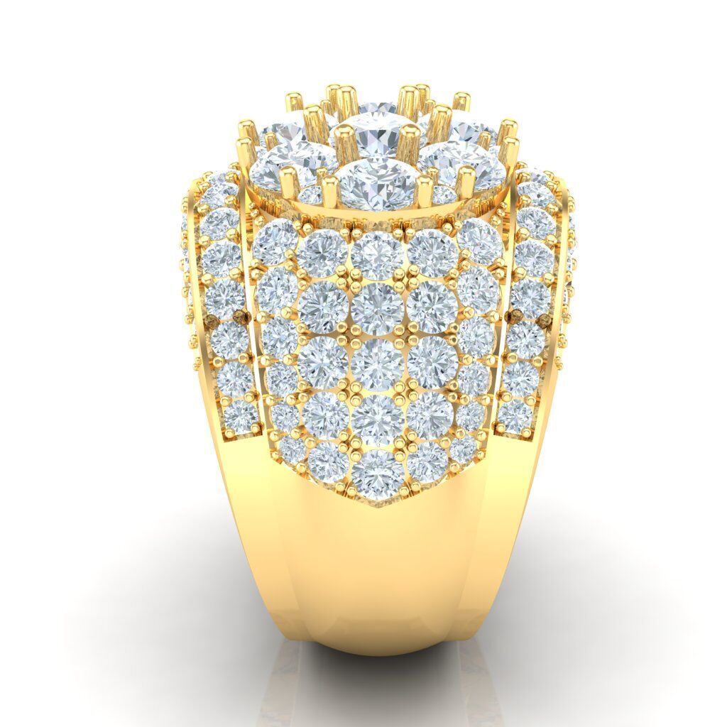 Ring For Men STL Ready For Print 1MR030 3D model_1