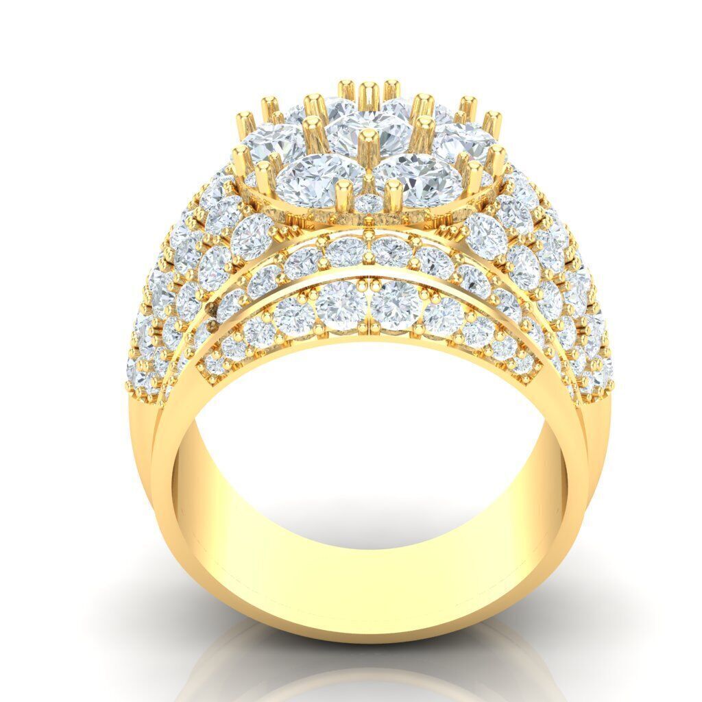 Ring For Men STL Ready For Print 1MR030 3D model_5