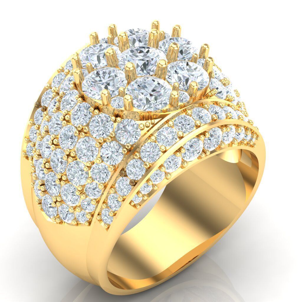 Ring For Men STL Ready For Print 1MR030 3D model_4