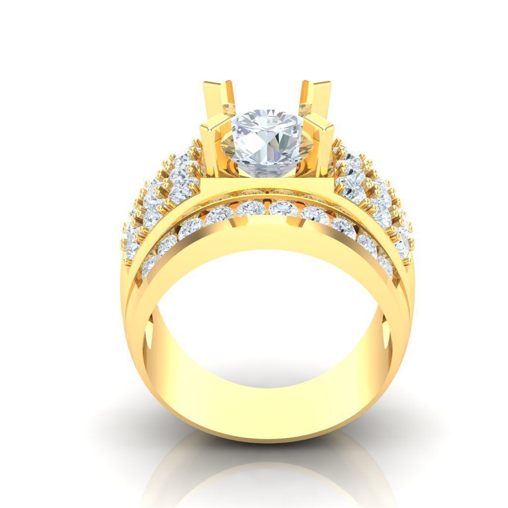 Ring For Men STL Ready For Print 1MR029 3D model_5