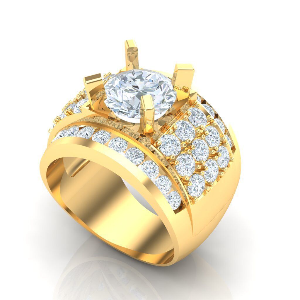 Ring For Men STL Ready For Print 1MR029 3D model_6