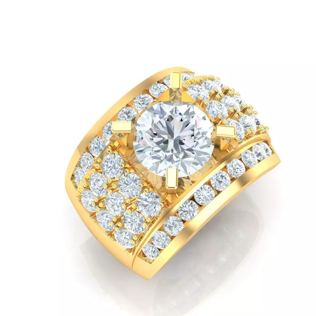 Ring For Men STL Ready For Print 1MR029 3D model_0