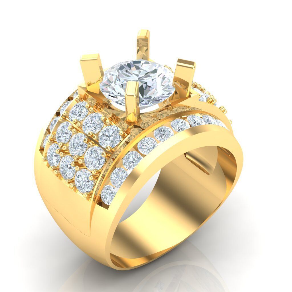 Ring For Men STL Ready For Print 1MR029 3D model_4