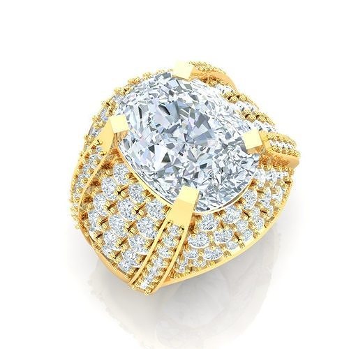 Ring For Men STL Ready For Print 1MR024 3D model