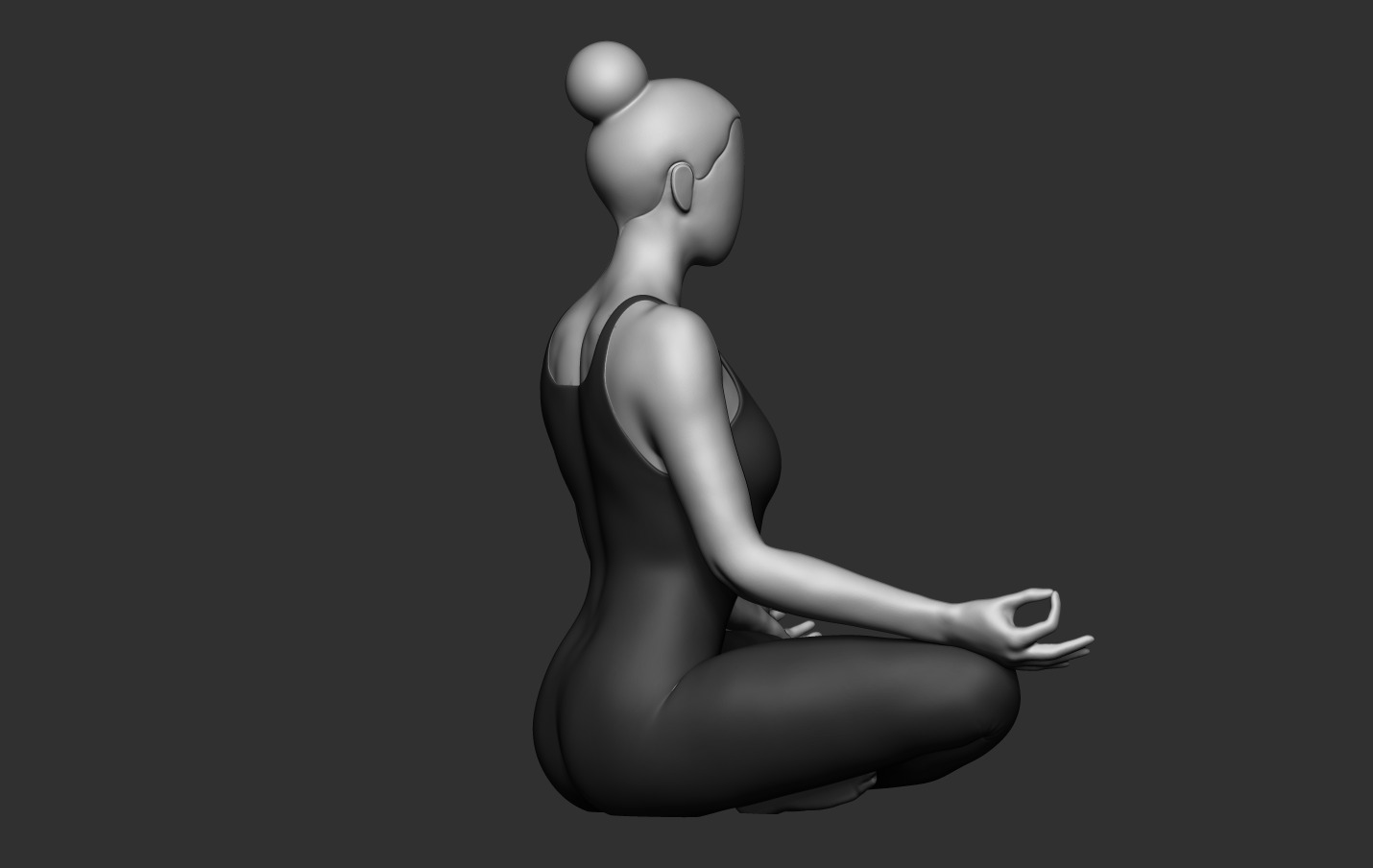 Lotus - Yoga Essence 3D print model_14