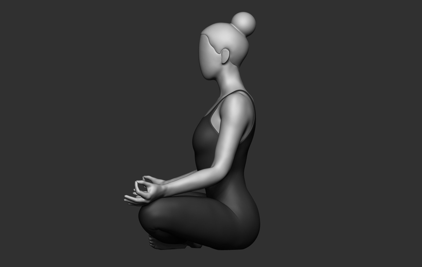 Lotus - Yoga Essence 3D print model_11