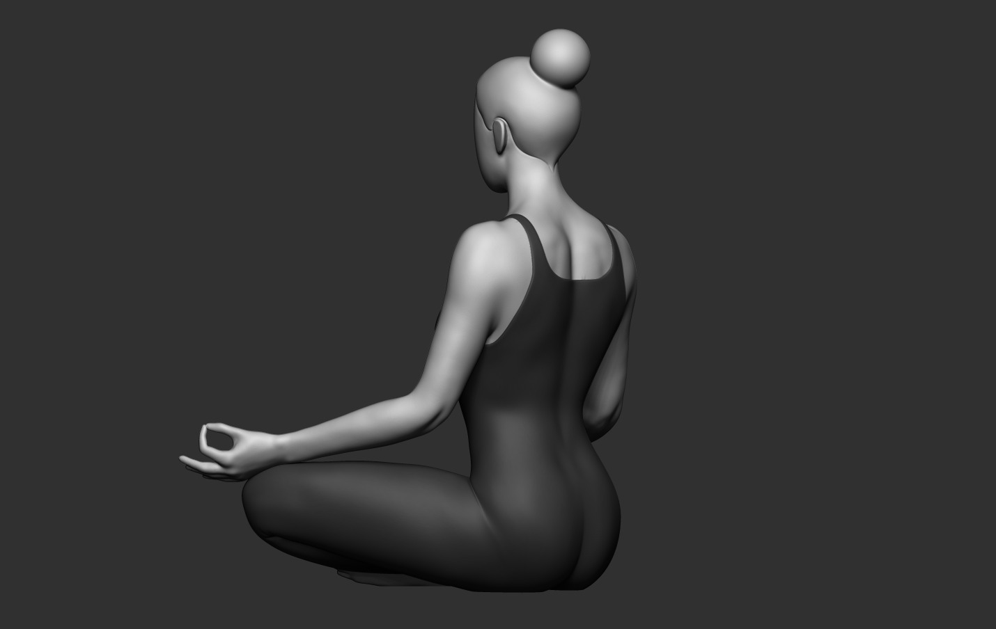 Lotus - Yoga Essence 3D print model_12