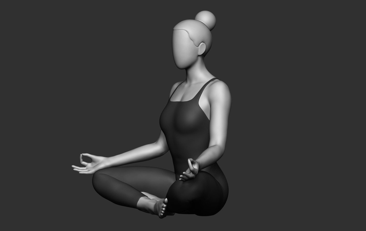 Lotus - Yoga Essence 3D print model_10