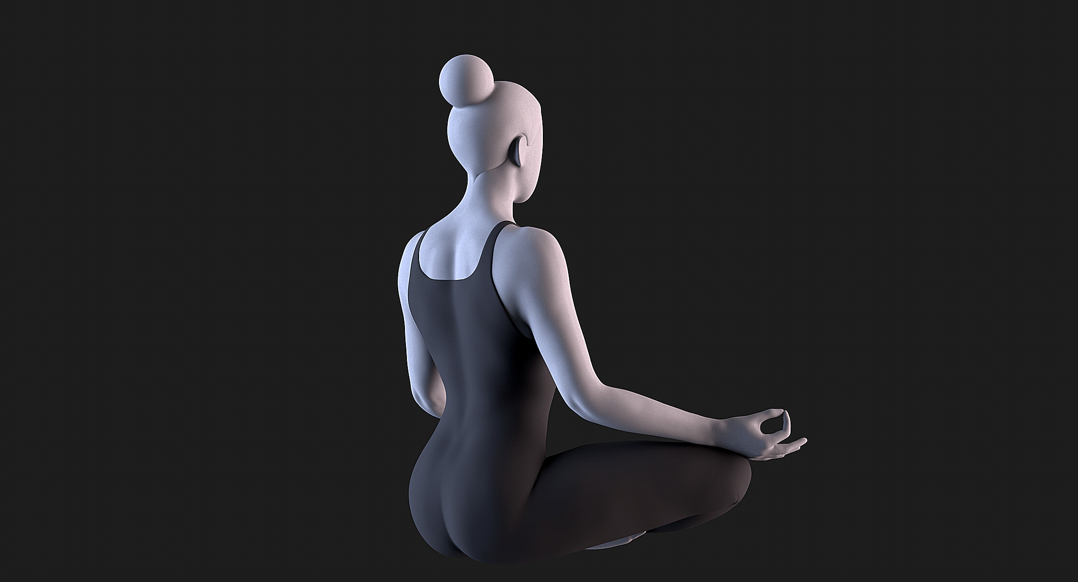 Lotus - Yoga Essence 3D print model_4