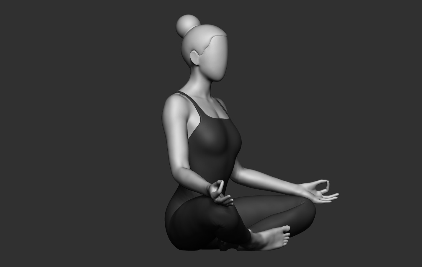 Lotus - Yoga Essence 3D print model_16