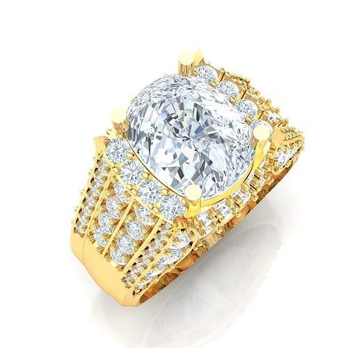 Ring For Men STL Ready For Print 1MR017 3D model