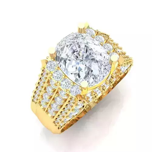 Ring For Men STL Ready For Print 1MR017