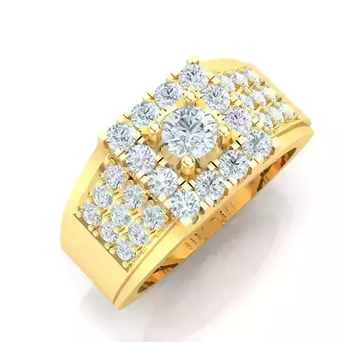 Ring For Men STL Ready For Print 1MR016