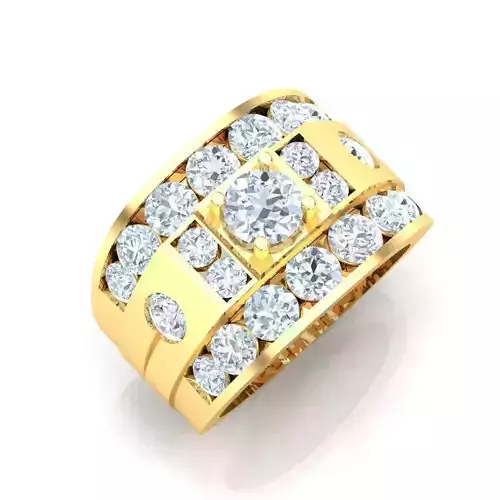 Ring For Men STL Ready For Print 1MR014