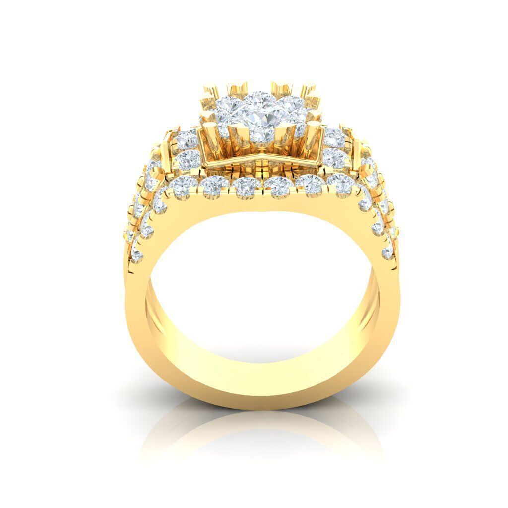 Ring For Men STL Ready For Print 1MR012 3D model_5