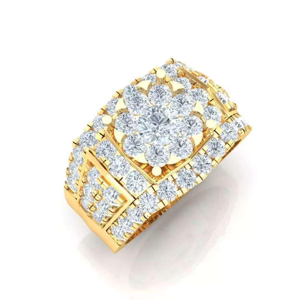 Ring For Men STL Ready For Print 1MR012 3D model_0