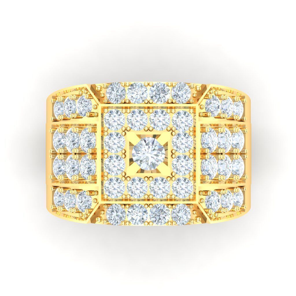 Ring For Men STL Ready For Print 1MR011 3D model_7