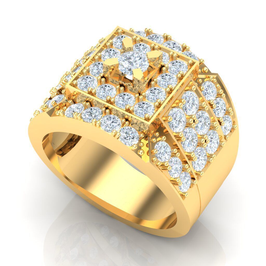 Ring For Men STL Ready For Print 1MR011 3D model_6