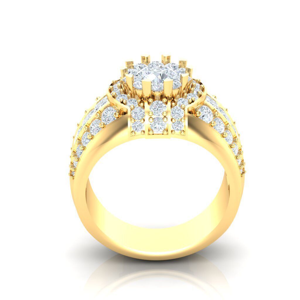 Ring For Men STL Ready For Print 1MR010 3D model_5