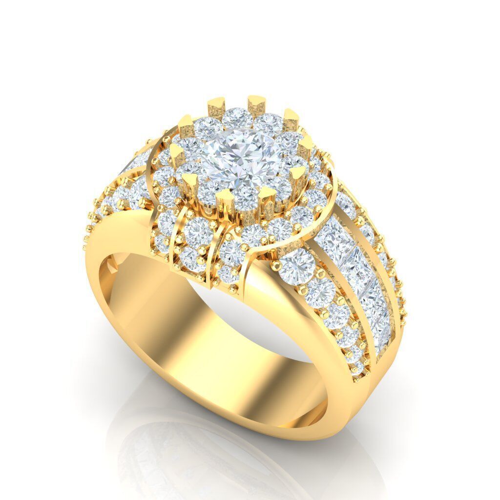 Ring For Men STL Ready For Print 1MR010 3D model_6