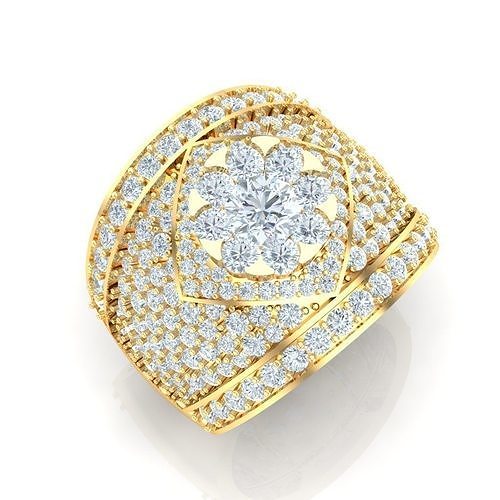Ring For Men STL Ready For Print 1MR009 3D model